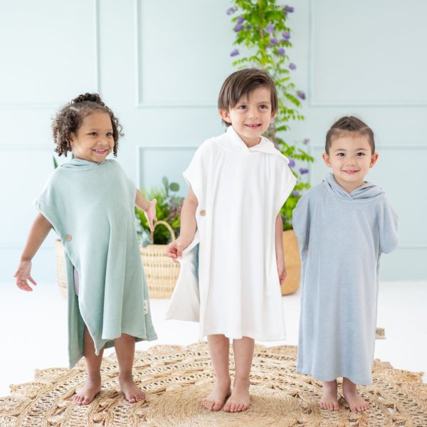 Swim Poncho in Cloud Supply - Image 3