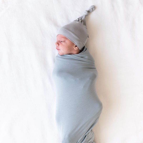 Swaddle Blanket in Fog Supply - Image 4