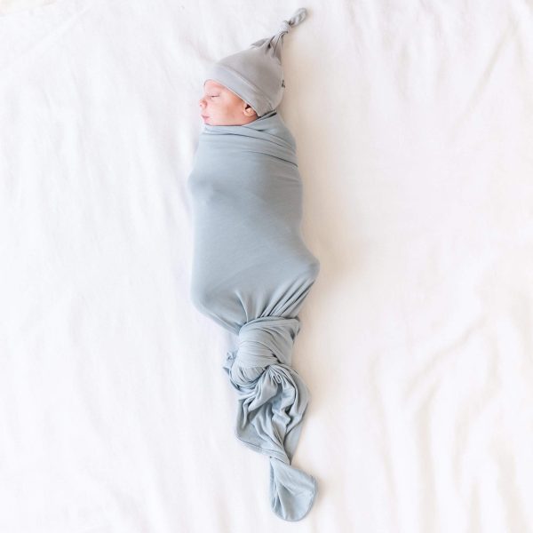 Swaddle Blanket in Fog Supply - Image 2